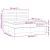 Pat box spring cu saltea, negru, 160x200 cm, textil GartenMobel Dekor
