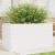 Jardinieră de grădină, alb, 90x40x46 cm, lemn masiv de pin GartenMobel Dekor