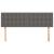 Tăblii de pat, 2 buc., gri, 72x5x78/88 cm, piele ecologică GartenMobel Dekor