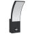 Lămpi exterioare de perete cu LED/senzor 2 buc. negru aluminiu GartenMobel Dekor