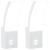 Lămpi exterioare de perete LED/senzor 2 buc alb aluminiu turnat GartenMobel Dekor