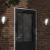 Lămpi exterioare de perete LED/senzor 2 buc alb aluminiu turnat GartenMobel Dekor