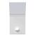 Lampă exterioară de perete cu LED/senzor, alb, aluminiu turnat GartenMobel Dekor