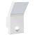 Lampă exterioară de perete cu LED/senzor, alb, aluminiu turnat GartenMobel Dekor