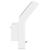 Lampă exterioară de perete cu LED/senzor, alb, aluminiu turnat GartenMobel Dekor
