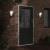 Lămpi exterioare de perete LED/senzor 2 buc alb aluminiu turnat GartenMobel Dekor