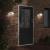 Lămpi exterioare de perete cu LED 2 buc. negru, aluminiu turnat GartenMobel Dekor