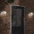 Lămpi exterioare de perete cu LED 2 buc. negru, aluminiu turnat GartenMobel Dekor