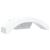 Lămpi exterioare de perete LED/senzor 2 buc alb aluminiu turnat GartenMobel Dekor