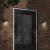 Lămpi exterioare de perete cu LED 2 buc. negru, aluminiu turnat GartenMobel Dekor