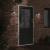 Lampă exterioară de perete cu LED/senzor, negru aluminiu turnat GartenMobel Dekor