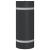 Lampă exterioară de perete, negru, aluminiu turnat sub presiune GartenMobel Dekor