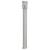Lampă exterioară de podea cu senzor argintiu 110 cm, oțel inox GartenMobel Dekor