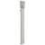 Lampă de podea de exterior cu priză, argintiu, 110cm, oțel inox GartenMobel Dekor
