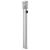 Lampă de podea de exterior cu priză, argintiu, 110cm, oțel inox GartenMobel Dekor