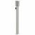 Lampă de podea de exterior cu priză, argintiu, 110cm, oțel inox GartenMobel Dekor