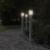 Lampă de podea de exterior cu priză, argintiu, 110cm, oțel inox GartenMobel Dekor