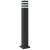 Lampă de podea de exterior, negru, 50 cm, aluminiu GartenMobel Dekor