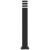 Lampă de podea de exterior, negru, 50 cm, aluminiu GartenMobel Dekor