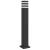 Lampă de podea de exterior, negru, 50 cm, aluminiu GartenMobel Dekor