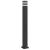 Lampă de podea de exterior, negru, 110 cm, aluminiu GartenMobel Dekor