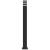 Lămpi de podea de exterior, 3 buc., negru, 110 cm, aluminiu GartenMobel Dekor