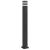 Lampă exterioară de podea cu senzor, negru, 110 cm, aluminiu GartenMobel Dekor