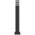 Lampă exterioară de podea cu priză, negru, 80 cm, aluminiu GartenMobel Dekor