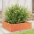 Jardinieră de grădină, maro ceruit, 80x80x23 cm, lemn masiv pin GartenMobel Dekor