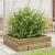 Jardinieră de grădină, 80x80x23 cm, lemn de pin impregnat GartenMobel Dekor