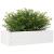 Jardinieră de grădină, alb, 90x40x23 cm, lemn masiv de pin GartenMobel Dekor