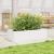 Jardinieră de grădină, alb, 90x40x23 cm, lemn masiv de pin GartenMobel Dekor