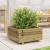 Jardinieră de grădină 50x50x26,5 cm lemn de pin impregnat GartenMobel Dekor