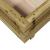 Jardinieră de grădină 50x50x26,5 cm lemn de pin impregnat GartenMobel Dekor