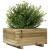 Jardinieră de grădină 50x50x26,5 cm lemn de pin impregnat GartenMobel Dekor