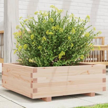 Jardinieră de grădină, 70x70x26,5 cm, lemn masiv de pin GartenMobel Dekor