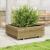 Jardinieră de grădină, 70x70x26,5 cm, lemn de pin impregnat GartenMobel Dekor