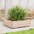 Jardinieră de grădină, 80x80x26,5 cm, lemn masiv de pin GartenMobel Dekor