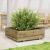 Jardinieră de grădină, 80x80x26,5 cm, lemn de pin impregnat GartenMobel Dekor