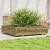 Jardinieră de grădină, 110x110x26,5 cm, lemn de pin impregnat GartenMobel Dekor