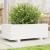 Jardinieră de grădină, alb, 70x40x26,5 cm, lemn masiv de pin GartenMobel Dekor
