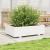 Jardinieră de grădină, alb, 90x60x26,5 cm, lemn masiv de pin GartenMobel Dekor