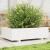 Jardinieră de grădină, alb, 90x60x26,5 cm, lemn masiv de pin GartenMobel Dekor