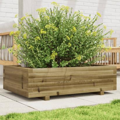 Jardinieră de grădină, 90x60x26,5 cm, lemn de pin impregnat GartenMobel Dekor