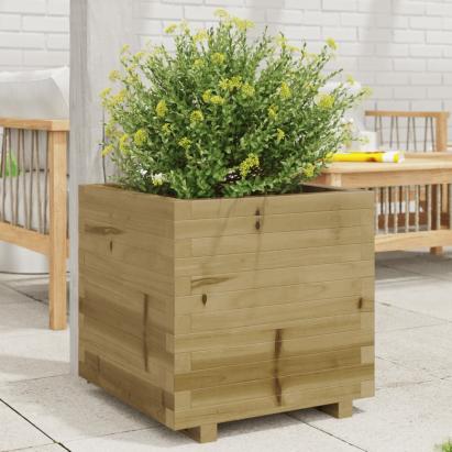 Jardinieră de grădină, 50x50x49,5 cm, lemn de pin impregnat GartenMobel Dekor