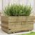 Jardinieră de grădină, 90x60x49,5 cm, lemn de pin impregnat GartenMobel Dekor
