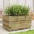 Jardinieră de grădină, 90x60x49,5 cm, lemn de pin impregnat GartenMobel Dekor