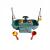 Set de pescuit rotativ buba go fishing, 6 melodii, 21 accesorii, gri MultiMark GlobalProd