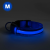 Zgarda luminoasa led, marimea m, 3 moduri de iluminare culoare albastru MultiMark GlobalProd