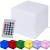 Taburet tip cub iluminat led, 40x40 cm, 16 culori, 4 moduri, control telecomanda MultiMark GlobalProd